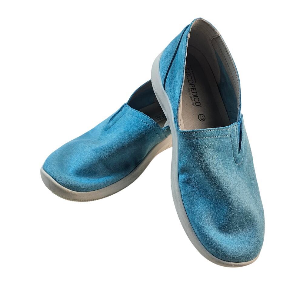 9 /9.5 sz 40 arcopedico blue sky slip on comfort orthopedic tennishoes shoes - Picture 3 of 10
